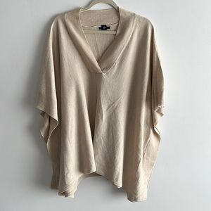 H&M Beige Cape/Poncho Sweater